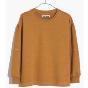Rivet & Thread oversize sweatshirt in mustard/gold. Size Medium